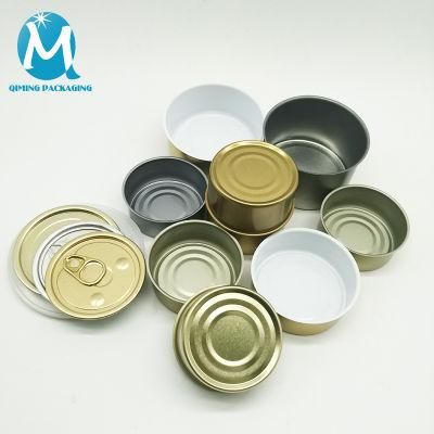 in Stock Metal Ring Pull Tin Can 100ml Empty Tuna Cans for Fish