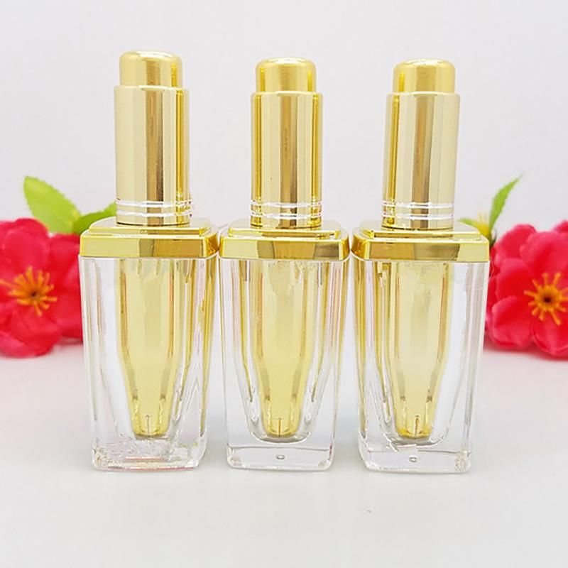 in Stock Ready to Ship Manufacturer Perfume Bottles Gold Glass Dropper Bottle 10ml for Essential Oil Fragrance Bottle