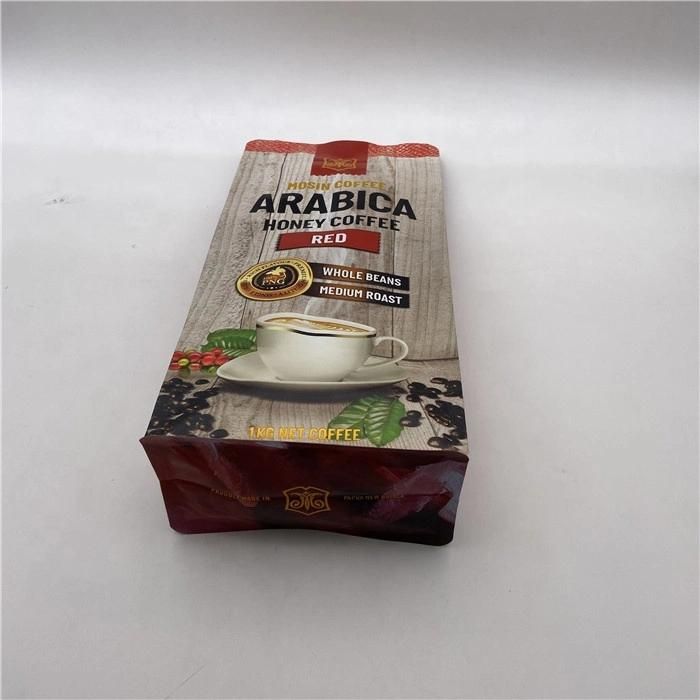 Customized High Quality Aluminum Foil Coffee Bags Coffee Bean Packaging Bags Resealable