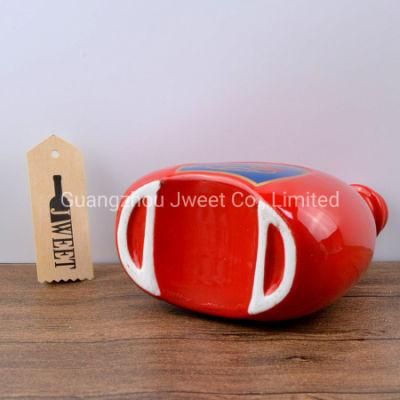 Customized 500ml Red Tequila Ceramic Bottle