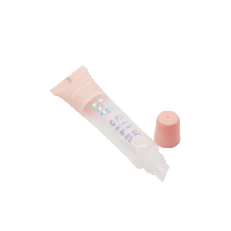 Transparent Soft Plastic Squeeze Lip Gloss Packaging Tubes