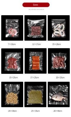 Factory Heat Seal Printing Meat Food Grade Plastic Frozen Food Custom Vacuum Seal Bags