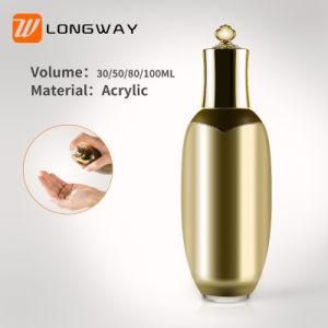 Acrylic Crown Shaped Lotion Bottle 30ml 50ml 80ml 100ml