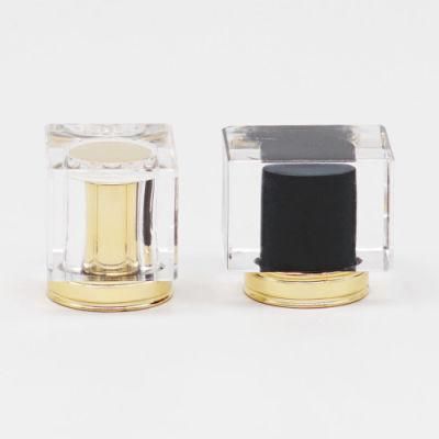 Clear Acrylic Square Perfume Bottle Cap