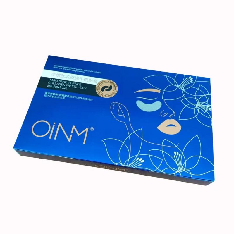 Factory Foldable Luxury Fancy Paper Card Skincare Packaging Box Reverse Tuck End Cosmetic Box