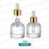 Cosmetic Packaging Amber Glass Bottle with Glass Dropper for Essential Oil
