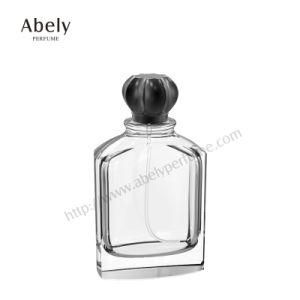 Bespoke Perfume Bottles Square Perfume Bottle with Metalized Cap