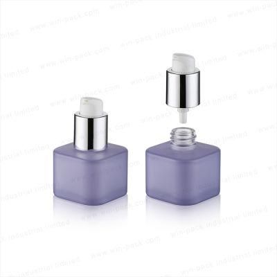 Eco Friendly Glass Body Lotion Pump Slip Shoulder Bottle 30ml 60ml 120ml
