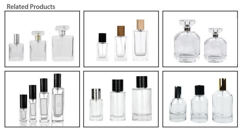 Cosmetic Empty Crystal Luxury 50ml Perfume Glass Bottle 100ml