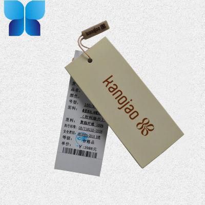 Eco-Friendly Paper Hang Tag Label for Clothing