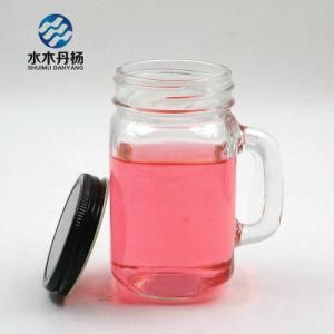 16oz 500ml Mason Glass Jar with Tinplate Cap for Beverage Drinking