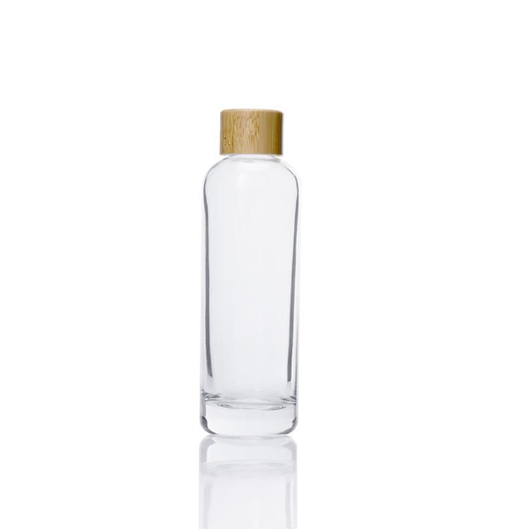 Ground Glass Plastic Bamboo Cosmetic Packaging Bottle