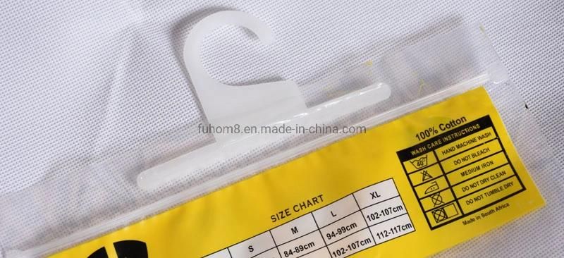 Custom Clear Transparent Plastic PP Hang Packaging Garment Bag