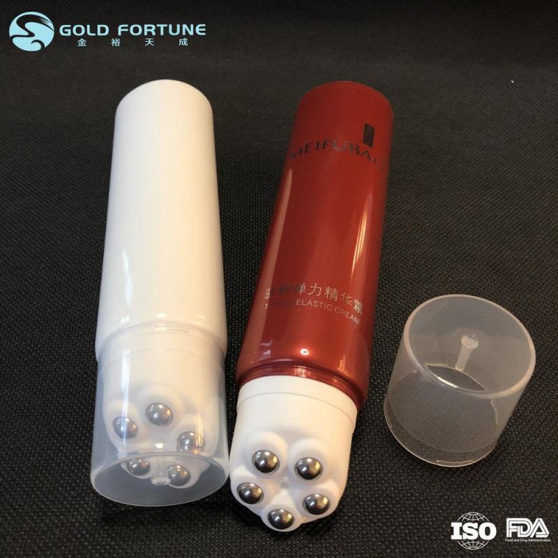 Wholesale Price High Quality Electric Massage Facial Cleanser Cream Packaging Tube with 6 Roller Ball