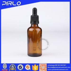 Amber Color Essential Oil Glass Bottle with Glass Pipette Dropper