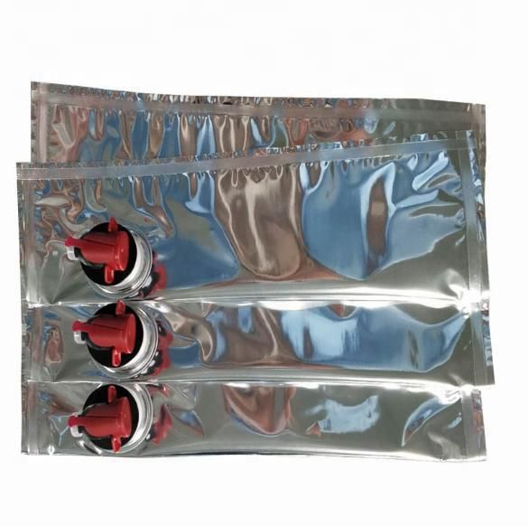 Double Layers Custom Size Food Grade Clear Bag in Box for Juice 1 Liter Transparent Good Sealing Water Bag in Box for Juice