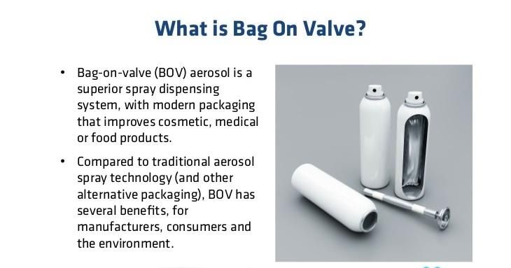 Aerosol Aluminum Bag Bov Valve