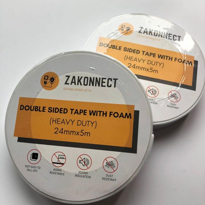 Hot Selling 2.0mm PE White Double-Sided High Foaming Cotton Tape