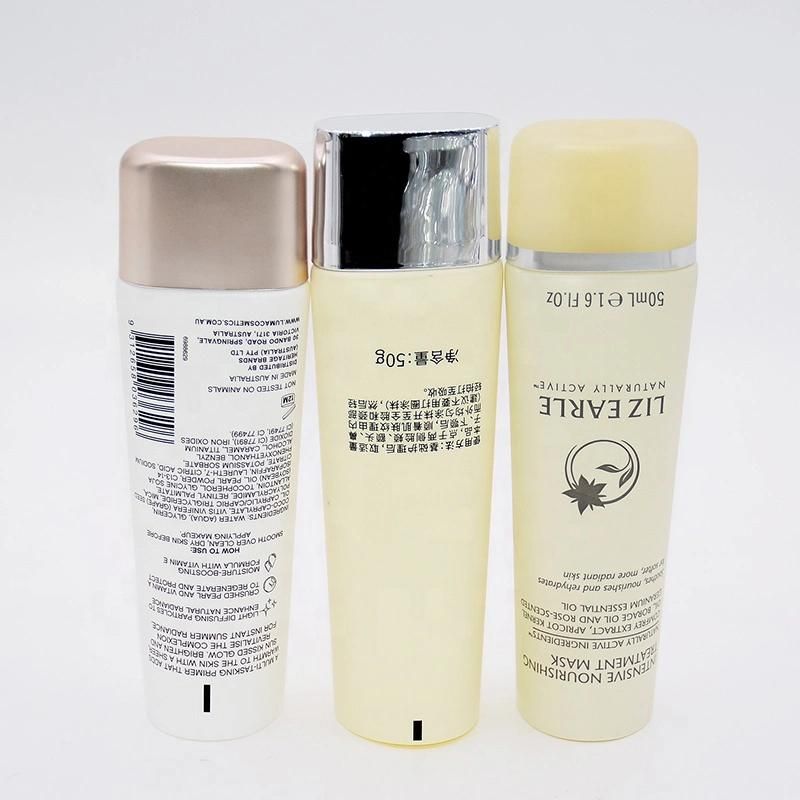 Plastic Soft Super Oval Tube Packaging Empty Cosmetic Tube