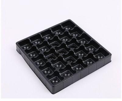 Vacuum formed PVC disposable plastic blister tray Food grade PET disposable plastic chocolate blister tray for chocolate box