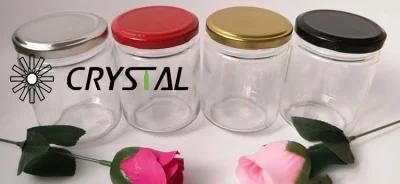Glass Jar, Food Jar, Kitchenware Storage Can with Stainless Steel Lids