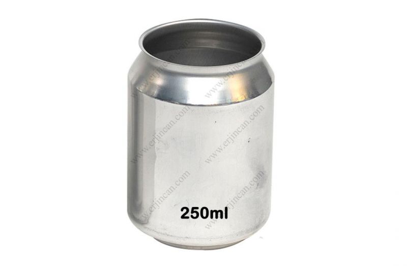 Plain 250ml Cans with Can Ends
