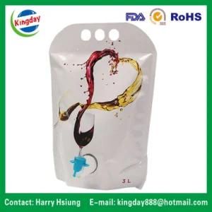Stand up Wine Packaging Bag with Spout