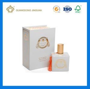 Luxury Book Shape Perfume Packaging Box Cosmetic Packing Box (with gold logo foil)