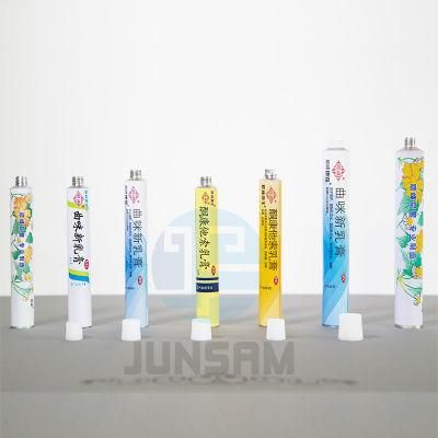 Pigment Ink Adhesive Sealant Packaging Pure Aluminium Cosmetic Collapsible Soft Metal Tube