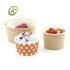 Made in China Disposable Eco-Friendly Wholesale Paper Bowl Design Ice Cream Cup Walls Ice Cream