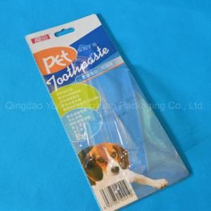 Clear Vacuum Formed PVC Plastic Blister Packaging with Slide Backer Card