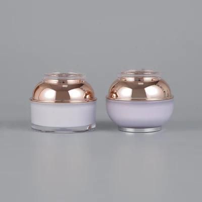 New Cosmetic Bottles for Skin High End Lotion Bottles Round Face Cream