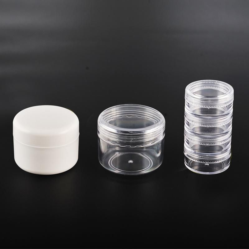 High Quality Plastic PP as 5g 10g 25g 30g Empty Cosmetic Cream Jar