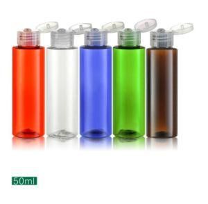 30ml, 50ml Plastic Empty Lucency Pack Bottle Crystal Clear Flip Top Cap Empty Packaging Containers