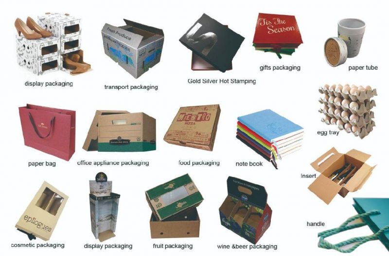 Bright Orange Printing Packaging Recycled Paper Cardboard Carton Box