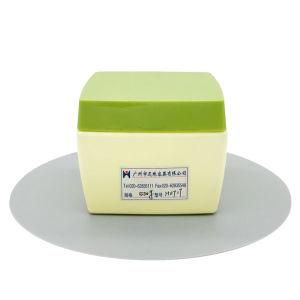 500g HDPE Square Cosmetic Cream Jar with Lid Skin and Hair Care Cream Bottle with Screw Cap