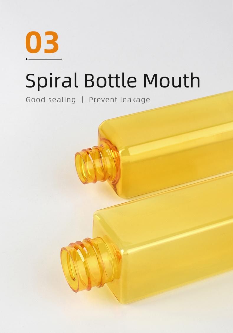 4oz Square Plastic Bottle/Spray Bottle 120ml (ZY01-C008)