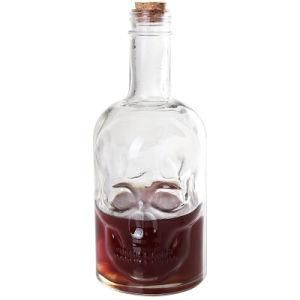 Custom Empty Whiskey Glass Bottles 200ml 500ml 1000ml Clear Whisky Glass Vodka Alcohol Bottle