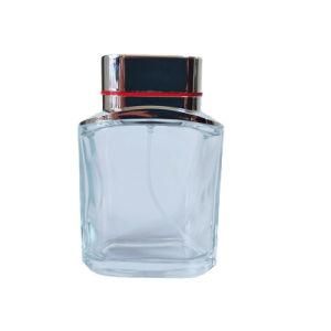 100ml Large Capacity Perfume Bottle Men&prime;s Glass Empty Bottle Cap Pump Head Set Wholesale