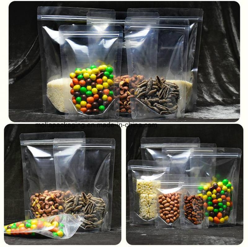 High Clear Stand up Pouches with Zipper