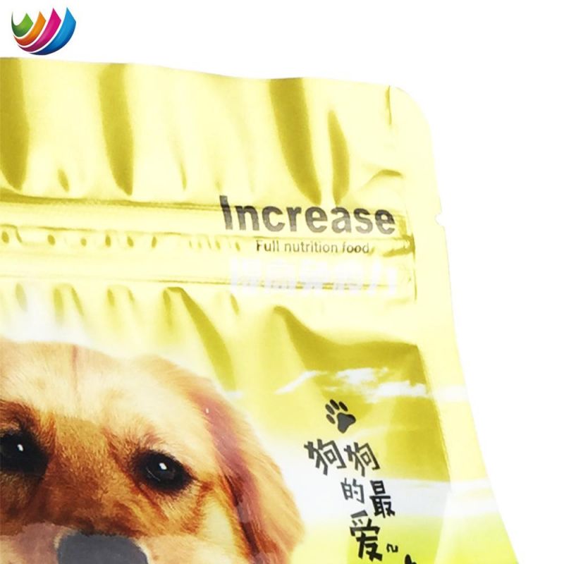 Resealable Zipper Stand up Foil Pouch Dog Food Packaging Bag
