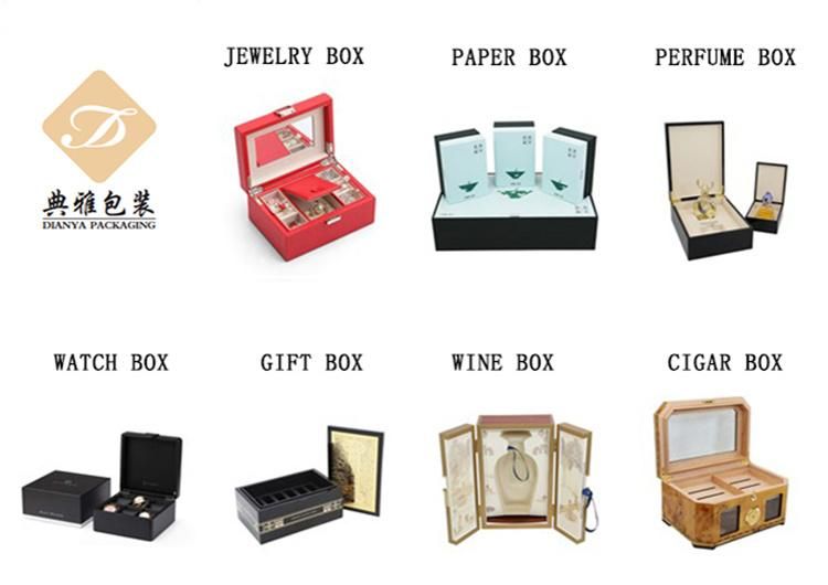 Luxury Wooden Perfume Packaging Box for Couple Gifts