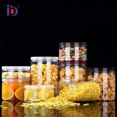 Pet Can Round Shape Jars with Lids Kaixin 85mm Jar-2 Plastic Jar