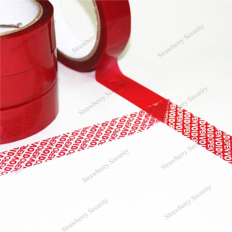 Anti Counterfeit Sealing Custom Packaging Tamper Evident Security Void Tape