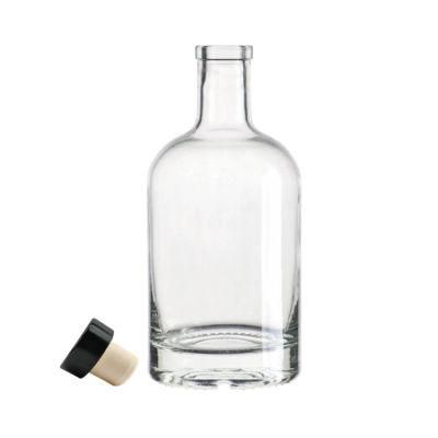 High Quality Vodka Gin Whiskey Olso Liquor Empty Glass Bottle 500ml