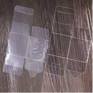 Factory Customized Cube Gift Box Crytal Clear Vinyl PVC Packaging Box Plastic Boxes