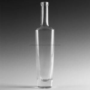 Transparent Liquor Bottle 750ml Glass Bottle with Caps
