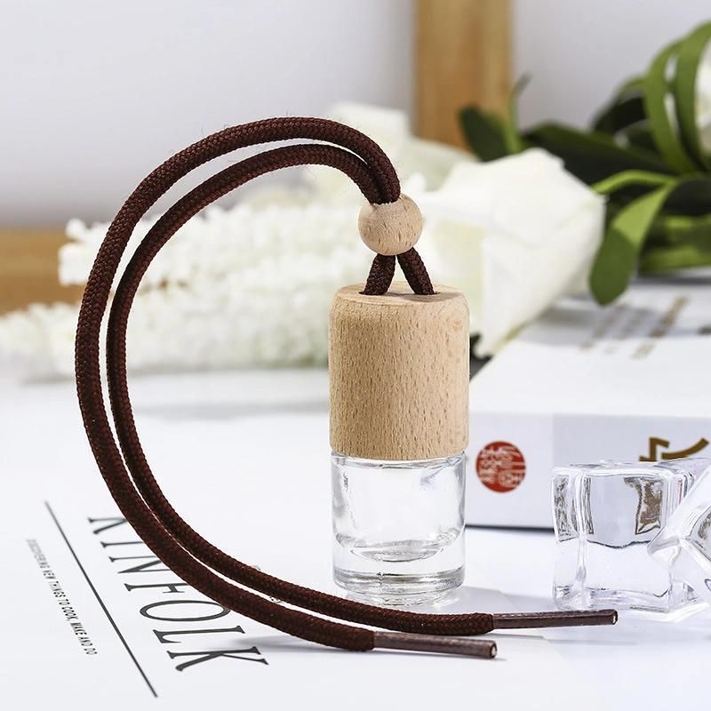 6ml Air Freshener Refillable Hang Empty Bottle Car Bottle Transparent Car Perfume Pendant