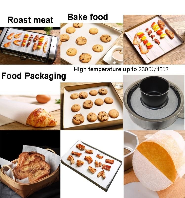 Wholesale Food Grade Baking Greaseproof Paper Custom Printing Burger Wrapping Baking Paper