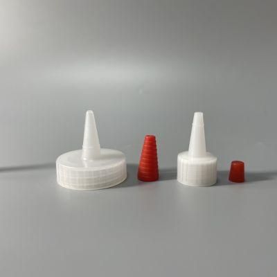 Customized Squeeze Sauce Bottle Plastic Long Nozzle Point Spout Cap
